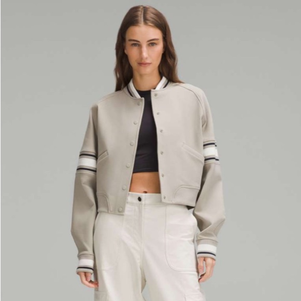 lululemon Snap-Front Varsity Jacket